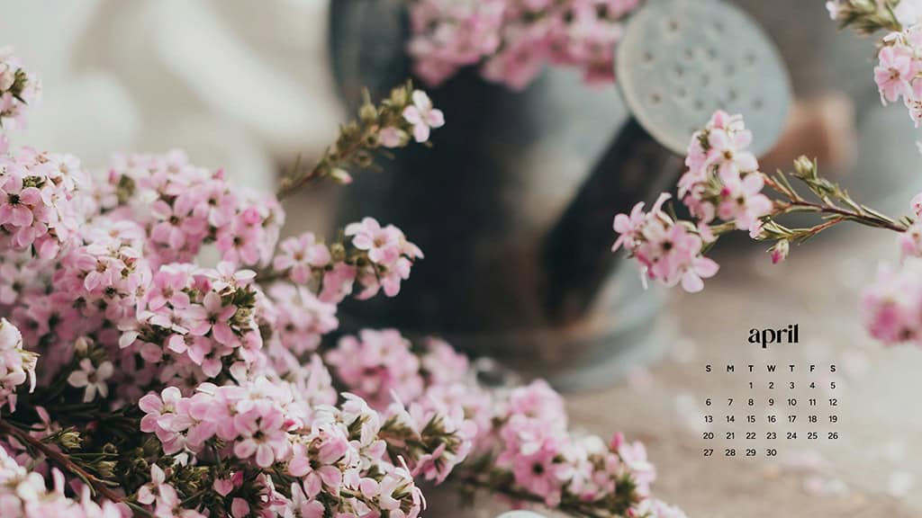 April 2025 Wallpapers – 40 Free Phone &#038; Desktop Calendars!, Oh So Lovely Blog