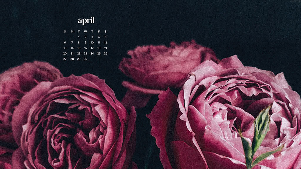 April 2025 Wallpapers – 40 Free Phone &#038; Desktop Calendars!, Oh So Lovely Blog