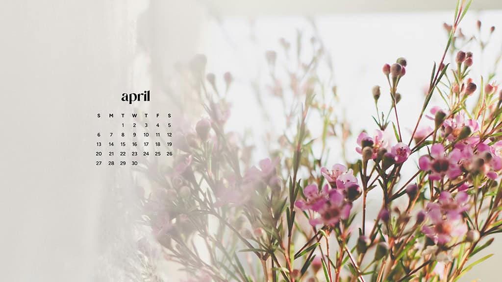 April 2025 Wallpapers – 40 Free Phone &#038; Desktop Calendars!, Oh So Lovely Blog