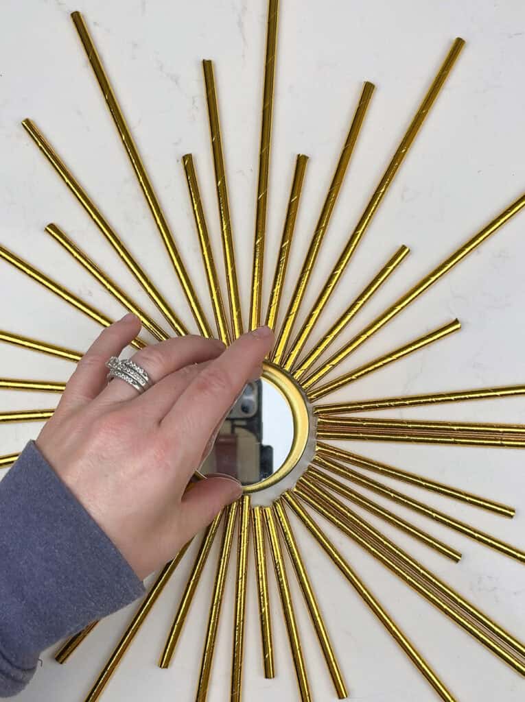DIY Sunburst Art – Two Modern Styles, Oh So Lovely Blog