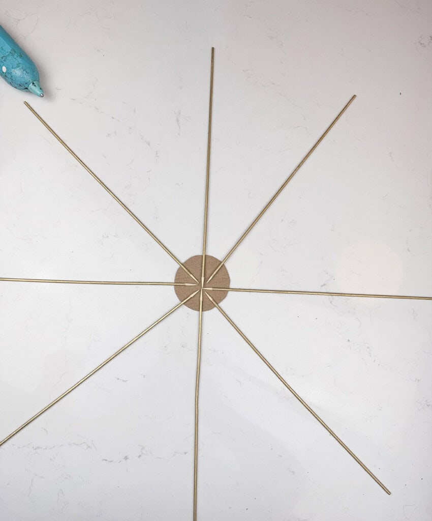 DIY Sunburst Art – Two Modern Styles, Oh So Lovely Blog