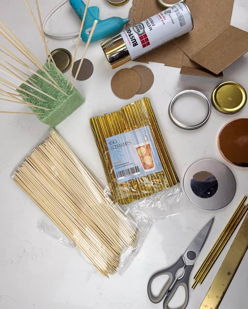 DIY Sunburst Art – Two Modern Styles, Oh So Lovely Blog