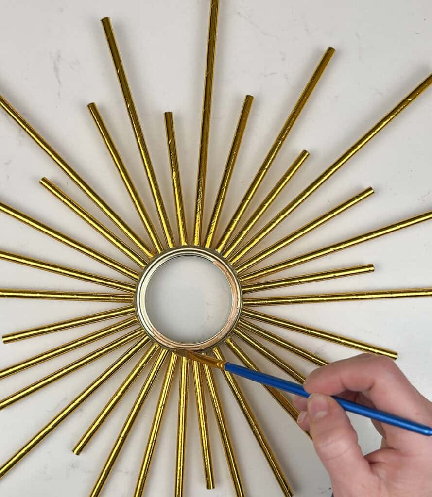 DIY Sunburst Art – Two Modern Styles, Oh So Lovely Blog