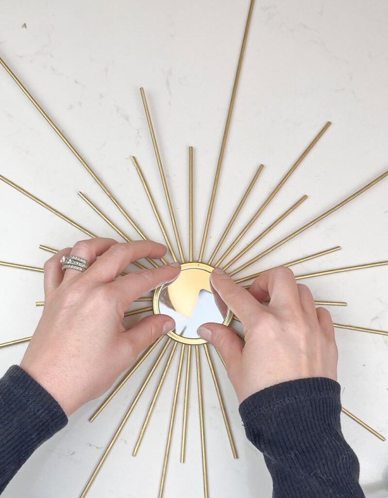 DIY Sunburst Art – Two Modern Styles, Oh So Lovely Blog