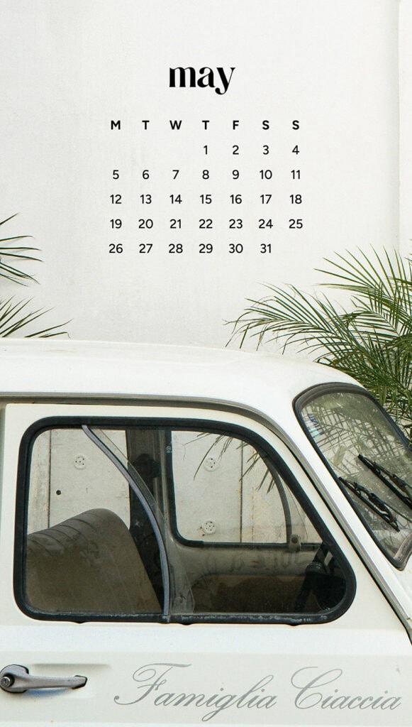MAY 2025 WALLPAPERS – 50 FREE PHONE &amp; DESKTOP CALENDARS + AAPI &amp; Jewish American heritage month, Oh So Lovely Blog