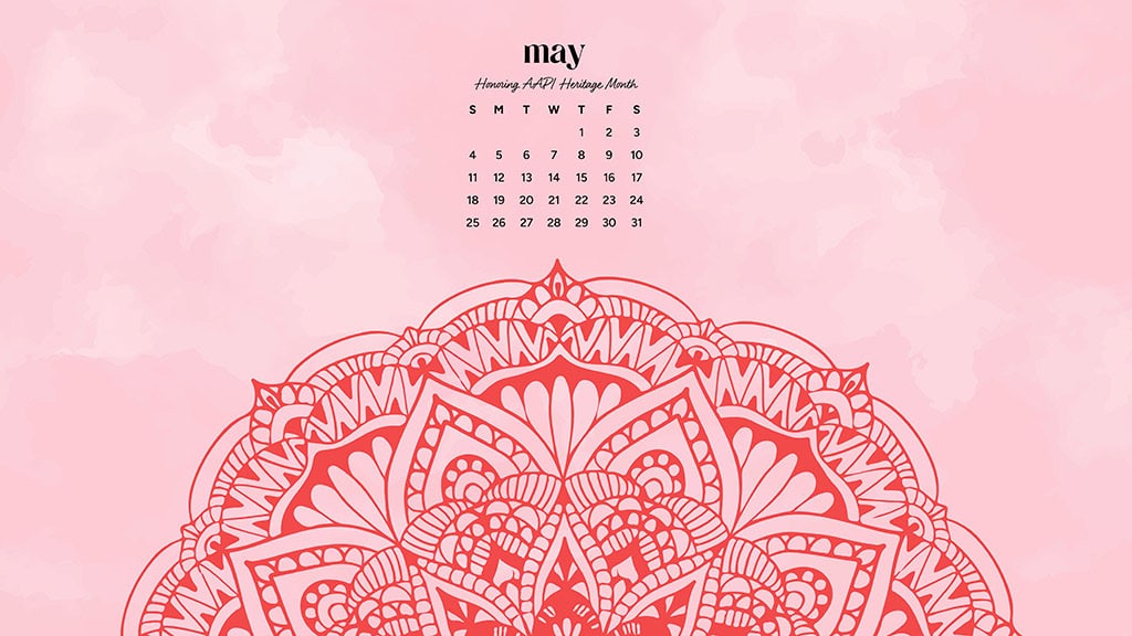 MAY 2025 WALLPAPERS – 50 FREE PHONE &amp; DESKTOP CALENDARS + AAPI &amp; Jewish American heritage month, Oh So Lovely Blog