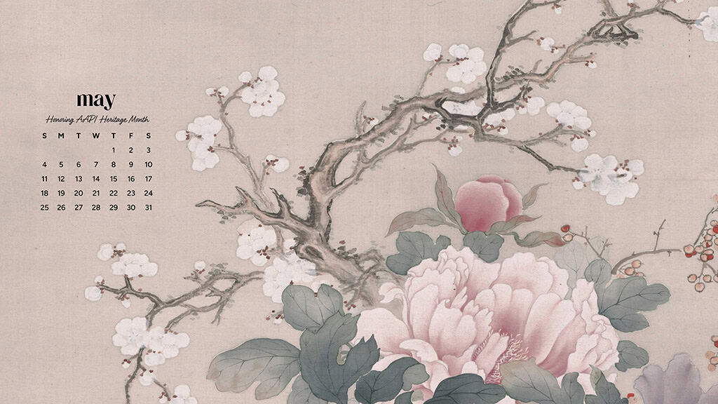 MAY 2025 WALLPAPERS – 50 FREE PHONE &amp; DESKTOP CALENDARS + AAPI &amp; Jewish American heritage month, Oh So Lovely Blog