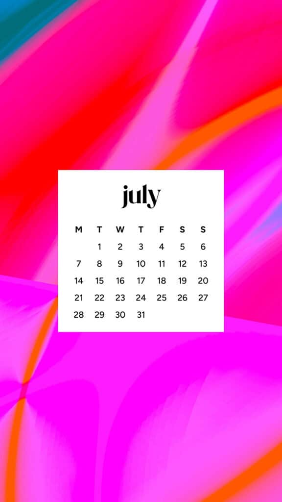 July 2025 Wallpapers – 50 Free Phone &amp; Desktop Calendars + Disability Pride, Oh So Lovely Blog