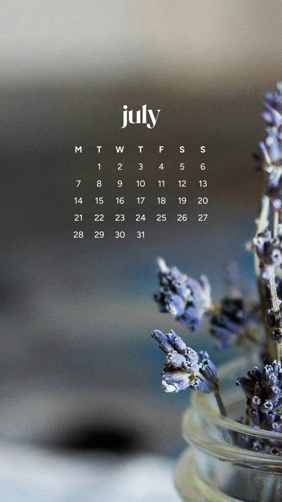 July 2025 Wallpapers – 50 Free Phone &amp; Desktop Calendars + Disability Pride, Oh So Lovely Blog