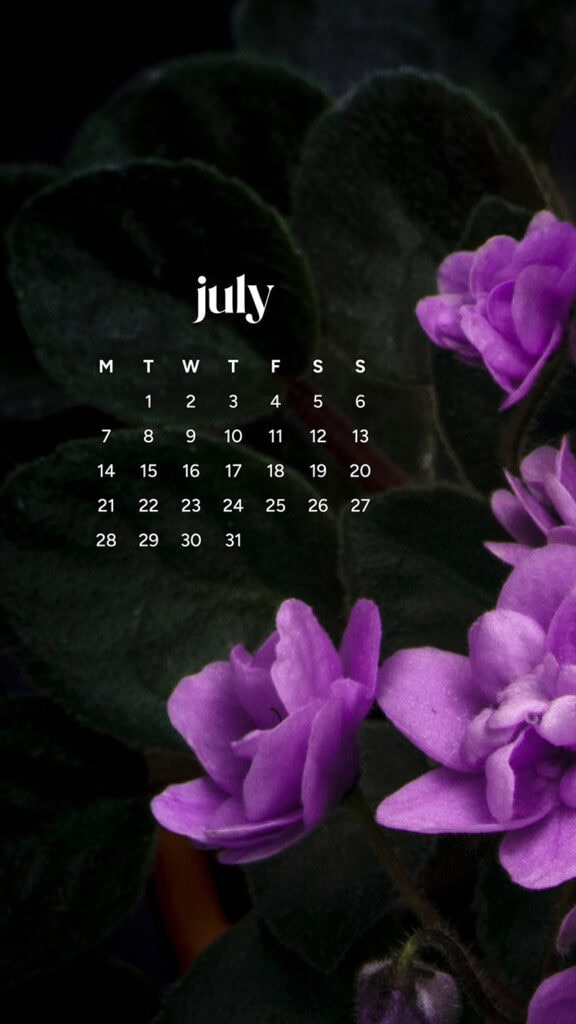July 2025 Wallpapers – 50 Free Phone &amp; Desktop Calendars + Disability Pride, Oh So Lovely Blog
