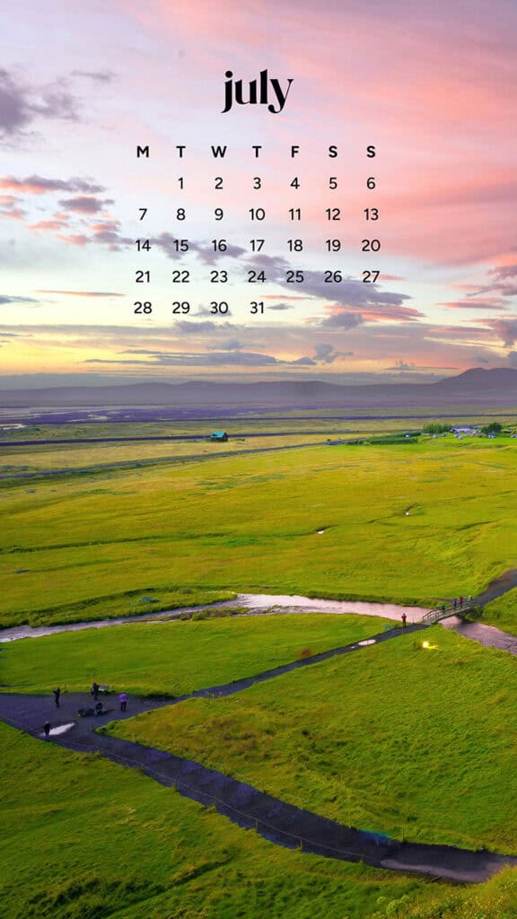 July 2025 Wallpapers – 50 Free Phone &amp; Desktop Calendars + Disability Pride, Oh So Lovely Blog