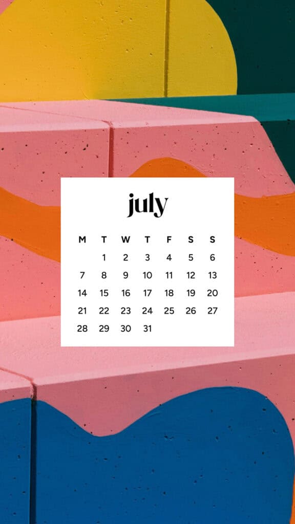 July 2025 Wallpapers – 50 Free Phone &amp; Desktop Calendars + Disability Pride, Oh So Lovely Blog