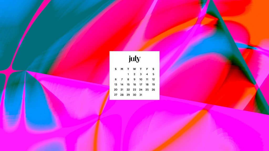 July 2025 Wallpapers – 50 Free Phone &amp; Desktop Calendars + Disability Pride, Oh So Lovely Blog