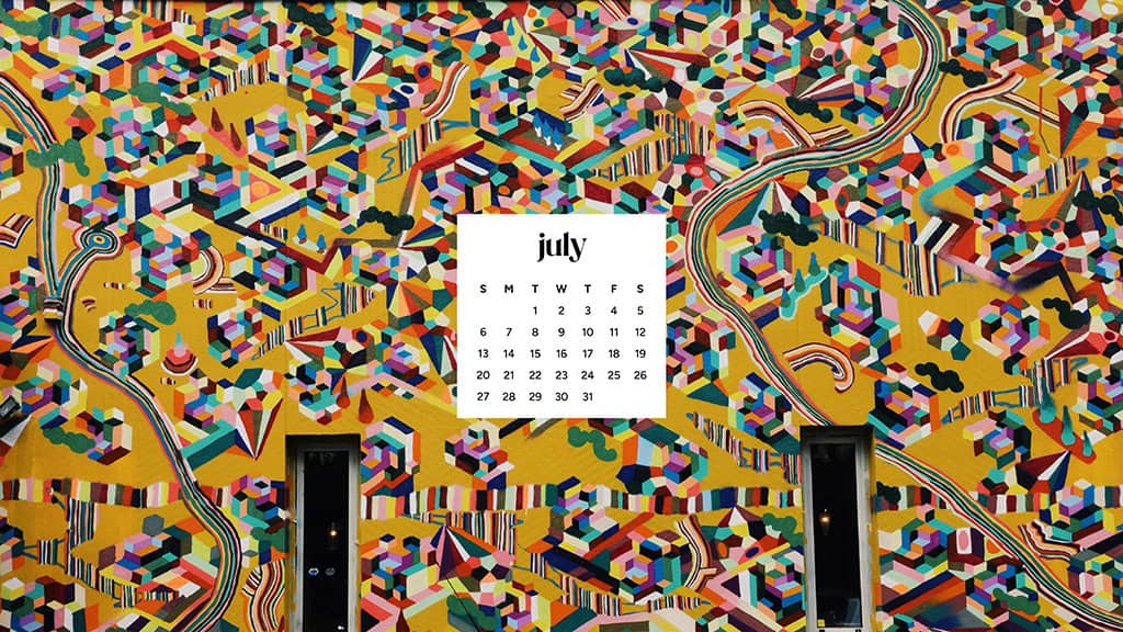 July 2025 Wallpapers – 50 Free Phone &amp; Desktop Calendars + Disability Pride, Oh So Lovely Blog
