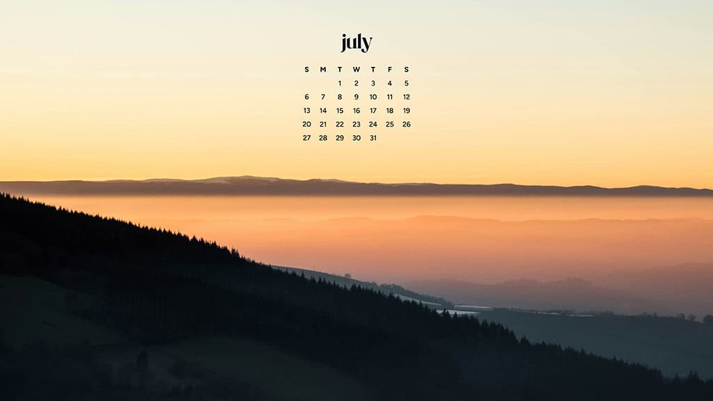 July 2025 Wallpapers – 50 Free Phone &amp; Desktop Calendars + Disability Pride, Oh So Lovely Blog