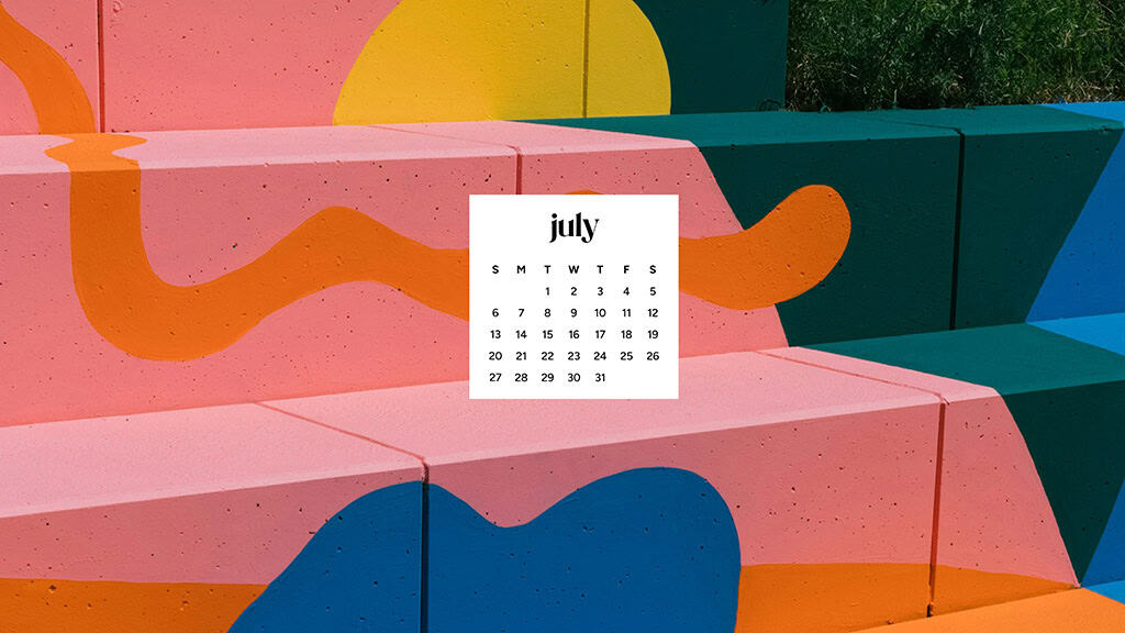 July 2025 Wallpapers – 50 Free Phone &amp; Desktop Calendars + Disability Pride, Oh So Lovely Blog