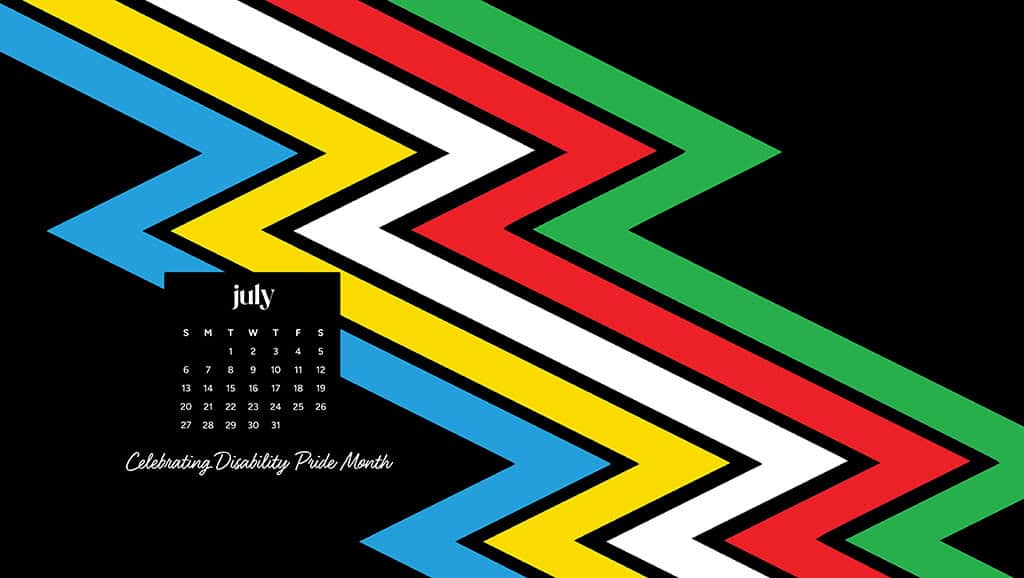 July 2025 Wallpapers – 50 Free Phone &amp; Desktop Calendars + Disability Pride, Oh So Lovely Blog