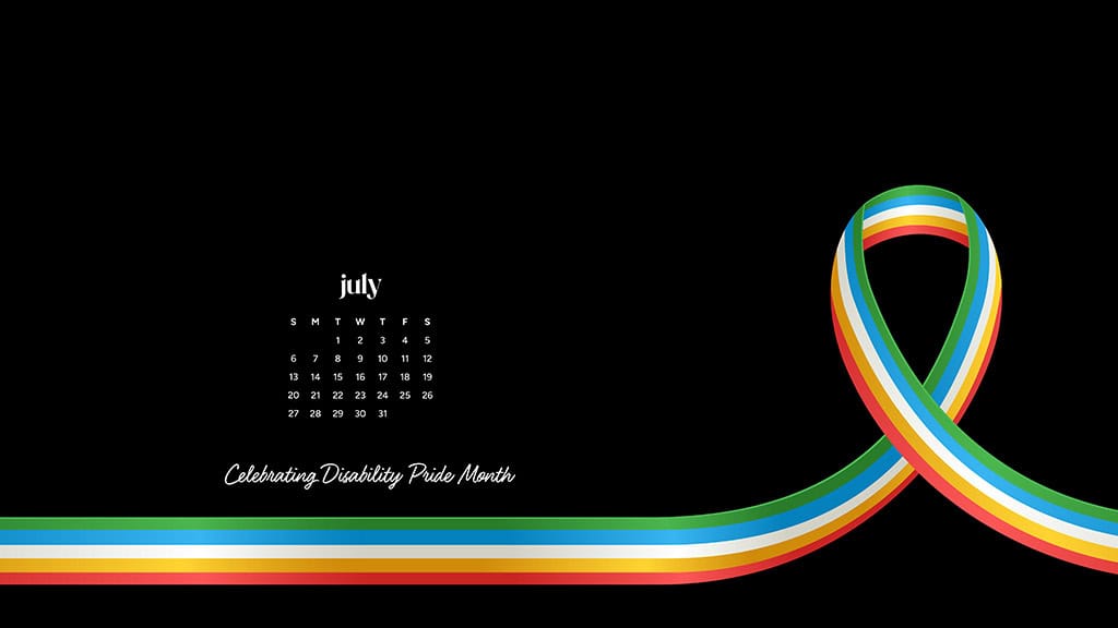 July 2025 Wallpapers – 50 Free Phone &amp; Desktop Calendars + Disability Pride, Oh So Lovely Blog
