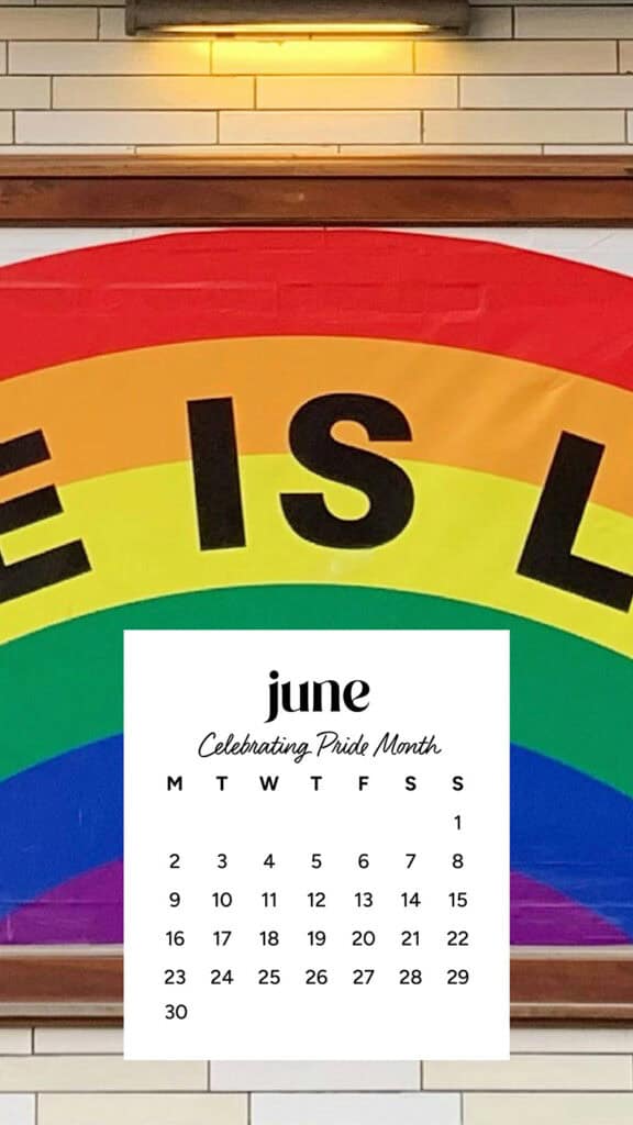 June 2025 Wallpapers – 50 free phone &amp; desktop calendars &amp; LGBTQIA+ Pride Month, Oh So Lovely Blog