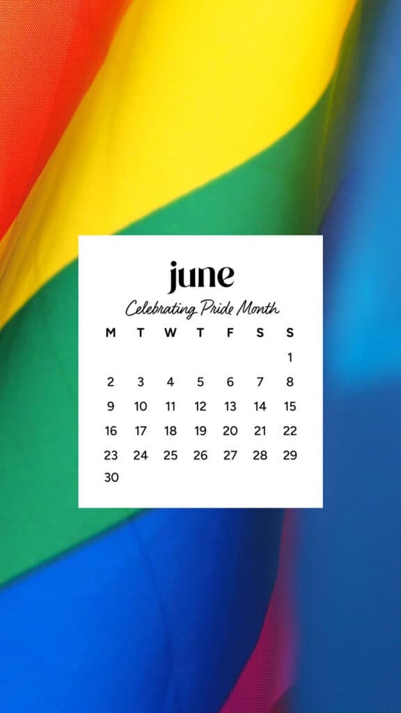 June 2025 Wallpapers – 50 free phone &amp; desktop calendars &amp; LGBTQIA+ Pride Month, Oh So Lovely Blog