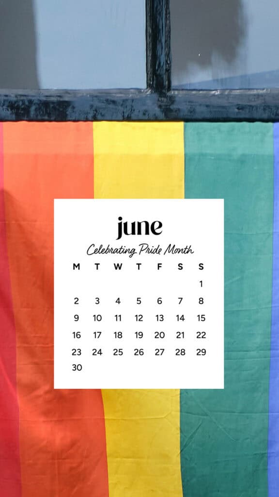 June 2025 Wallpapers – 50 free phone &amp; desktop calendars &amp; LGBTQIA+ Pride Month, Oh So Lovely Blog
