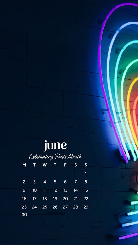 June 2025 Wallpapers – 50 free phone &amp; desktop calendars &amp; LGBTQIA+ Pride Month, Oh So Lovely Blog