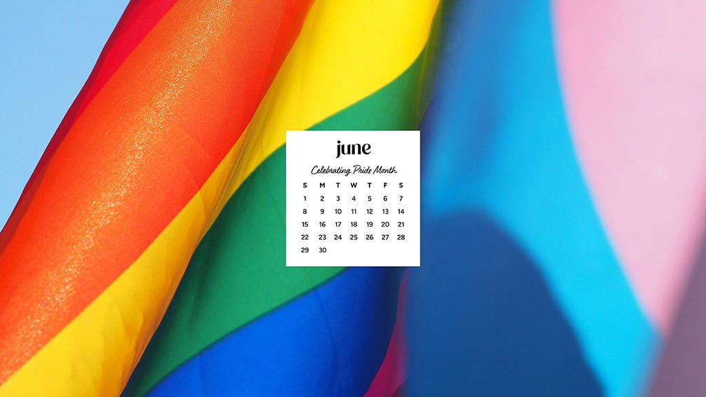 June 2025 Wallpapers – 50 free phone &amp; desktop calendars &amp; LGBTQIA+ Pride Month, Oh So Lovely Blog