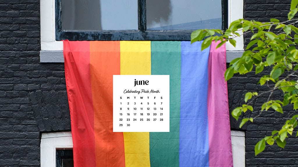 June 2025 Wallpapers – 50 free phone &amp; desktop calendars &amp; LGBTQIA+ Pride Month, Oh So Lovely Blog
