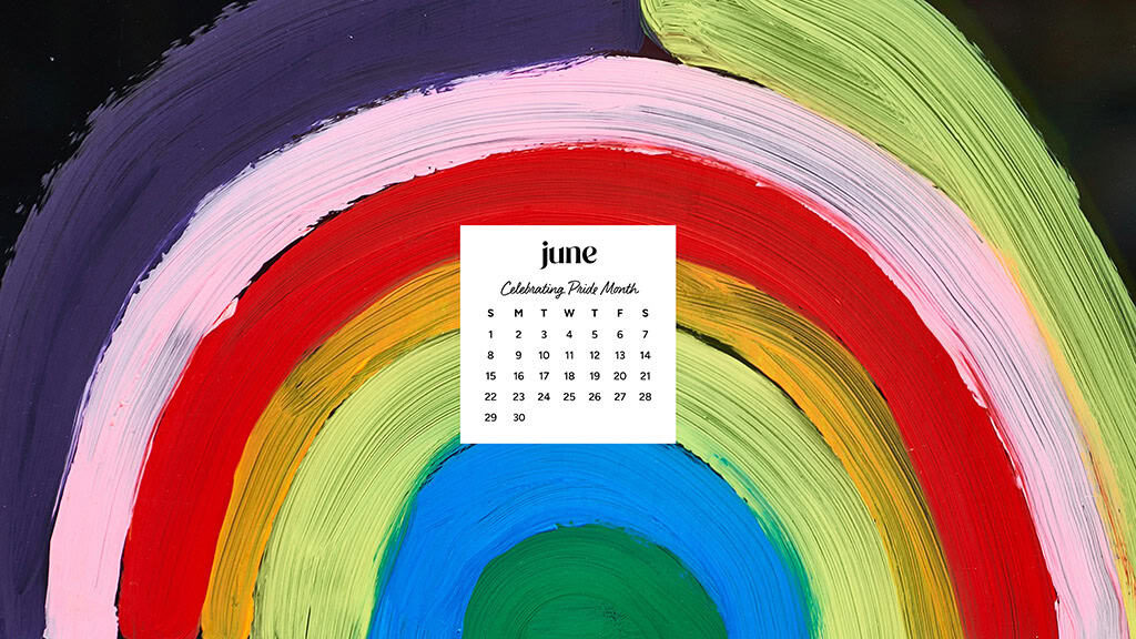 June 2025 Wallpapers – 50 free phone &amp; desktop calendars &amp; LGBTQIA+ Pride Month, Oh So Lovely Blog