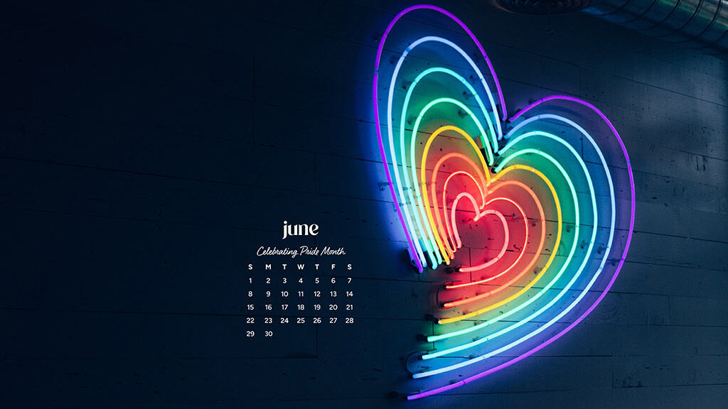 June 2025 Wallpapers – 50 free phone &amp; desktop calendars &amp; LGBTQIA+ Pride Month, Oh So Lovely Blog