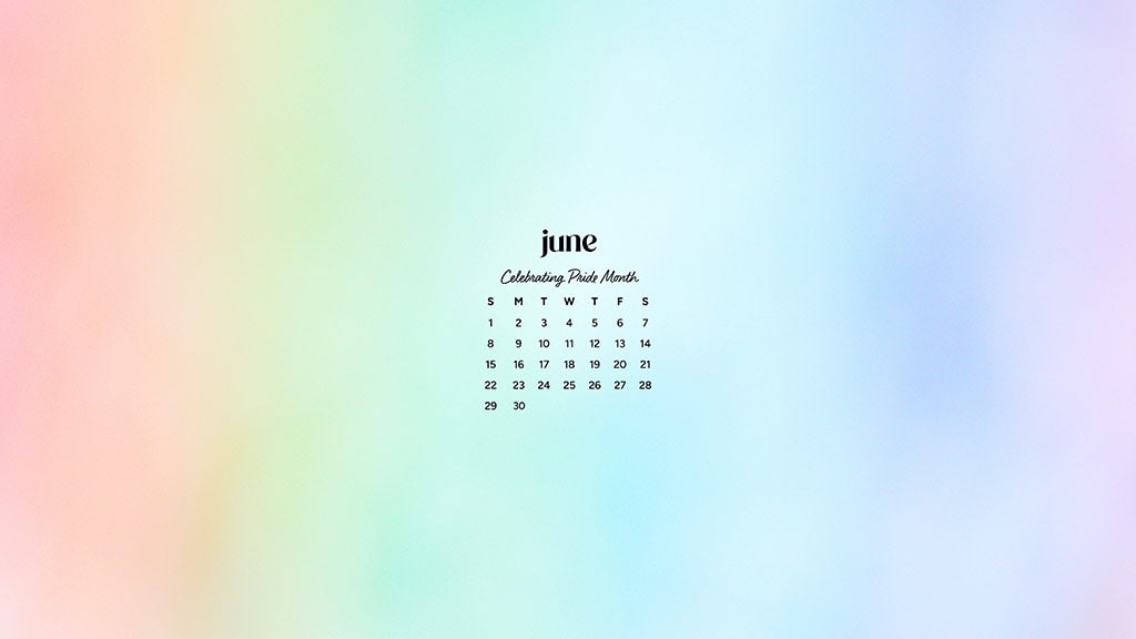 June 2025 Wallpapers – 50 free phone &amp; desktop calendars &amp; LGBTQIA+ Pride Month, Oh So Lovely Blog