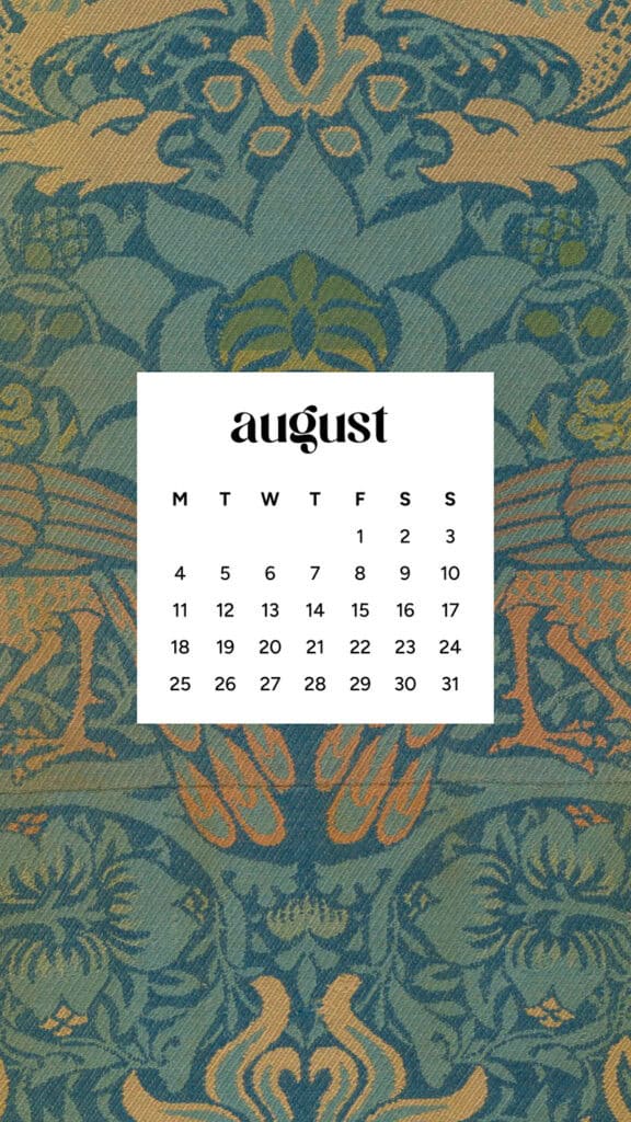 August 2025 Wallpapers – 45 Free Phone &amp; Desktop Calendars!, Oh So Lovely Blog