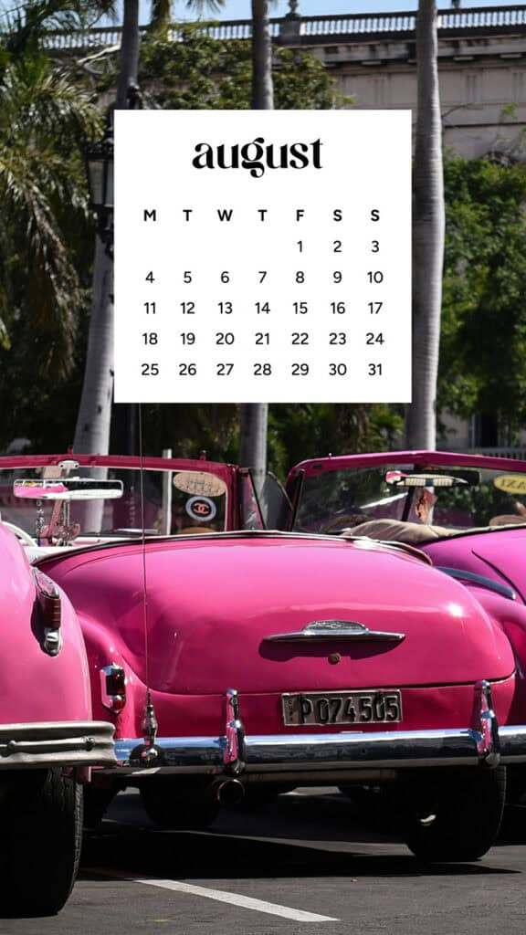 August 2025 Wallpapers – 45 Free Phone &amp; Desktop Calendars!, Oh So Lovely Blog