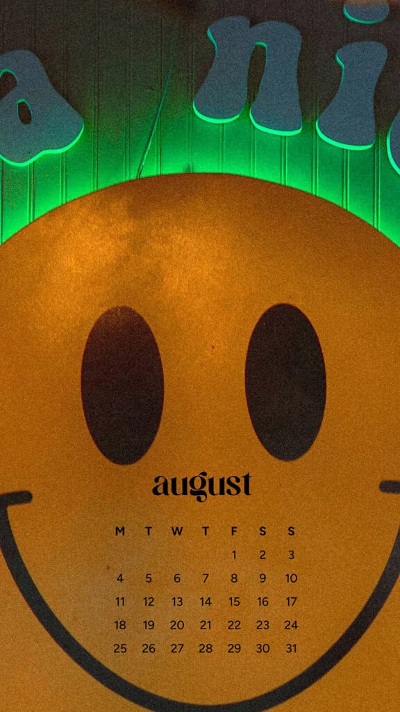 August 2025 Wallpapers – 45 Free Phone &amp; Desktop Calendars!, Oh So Lovely Blog