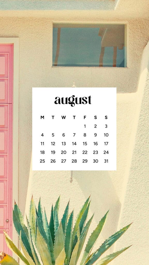 August 2025 Wallpapers – 45 Free Phone &amp; Desktop Calendars!, Oh So Lovely Blog