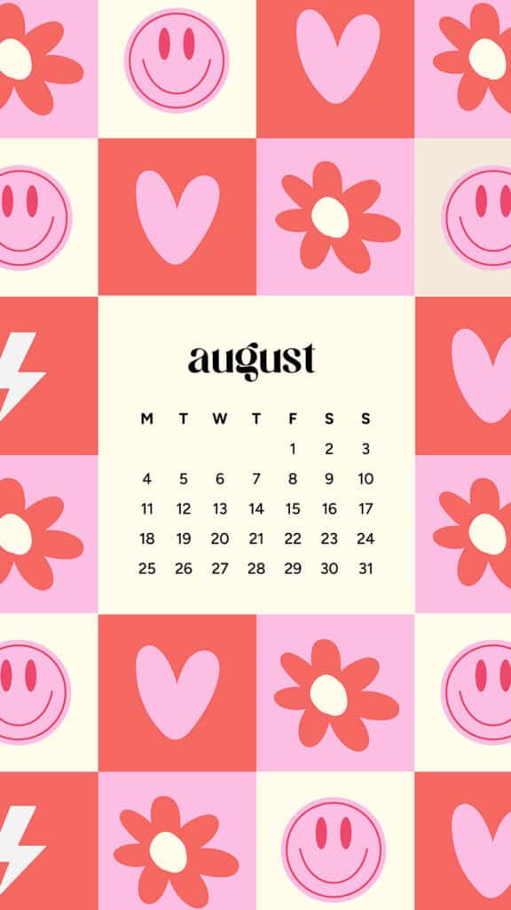 August 2025 Wallpapers – 45 Free Phone &amp; Desktop Calendars!, Oh So Lovely Blog