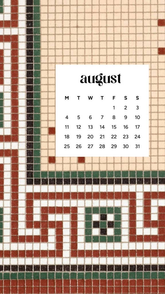 August 2025 Wallpapers – 45 Free Phone &amp; Desktop Calendars!, Oh So Lovely Blog