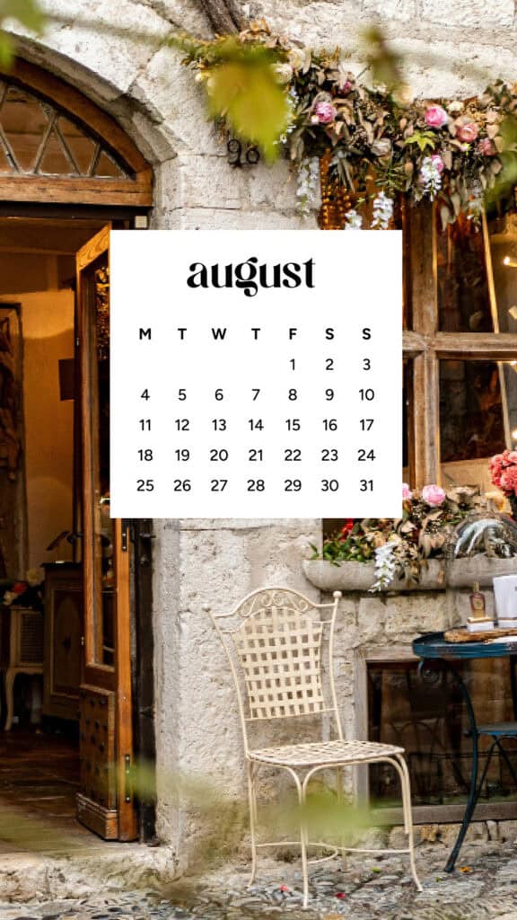 August 2025 Wallpapers – 45 Free Phone &amp; Desktop Calendars!, Oh So Lovely Blog