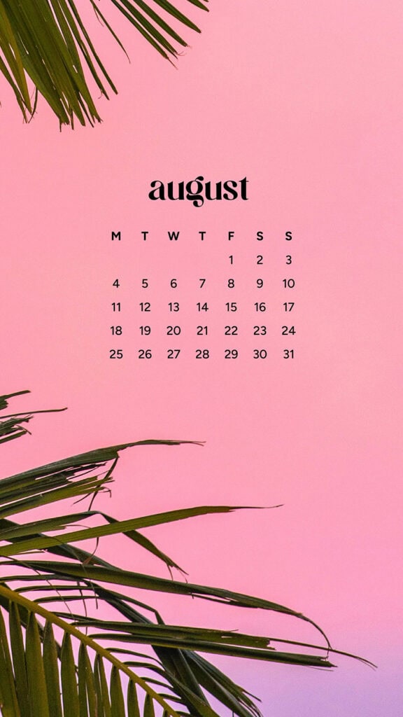 August 2025 Wallpapers – 45 Free Phone &amp; Desktop Calendars!, Oh So Lovely Blog