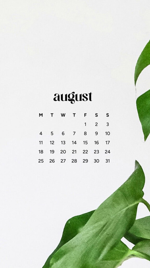 August 2025 Wallpapers – 45 Free Phone &amp; Desktop Calendars!, Oh So Lovely Blog