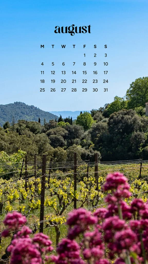 August 2025 Wallpapers – 45 Free Phone &amp; Desktop Calendars!, Oh So Lovely Blog