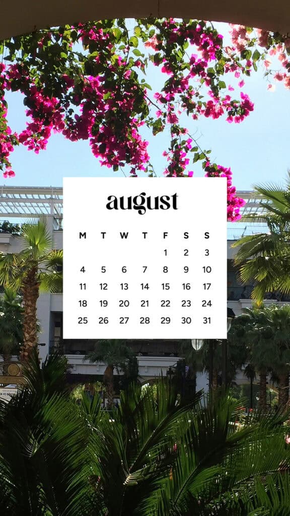 August 2025 Wallpapers – 45 Free Phone &amp; Desktop Calendars!, Oh So Lovely Blog
