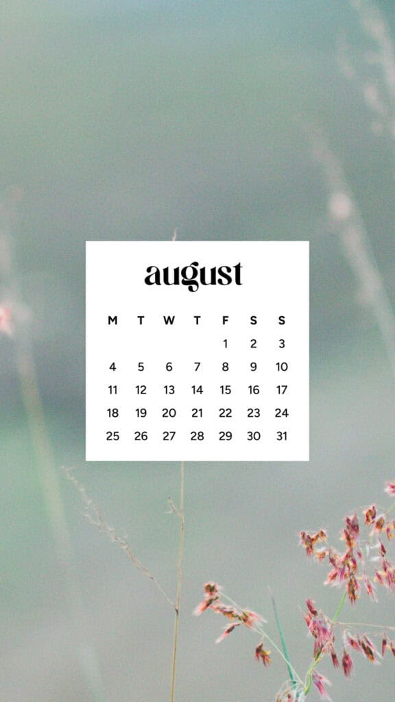 August 2025 Wallpapers – 45 Free Phone &amp; Desktop Calendars!, Oh So Lovely Blog