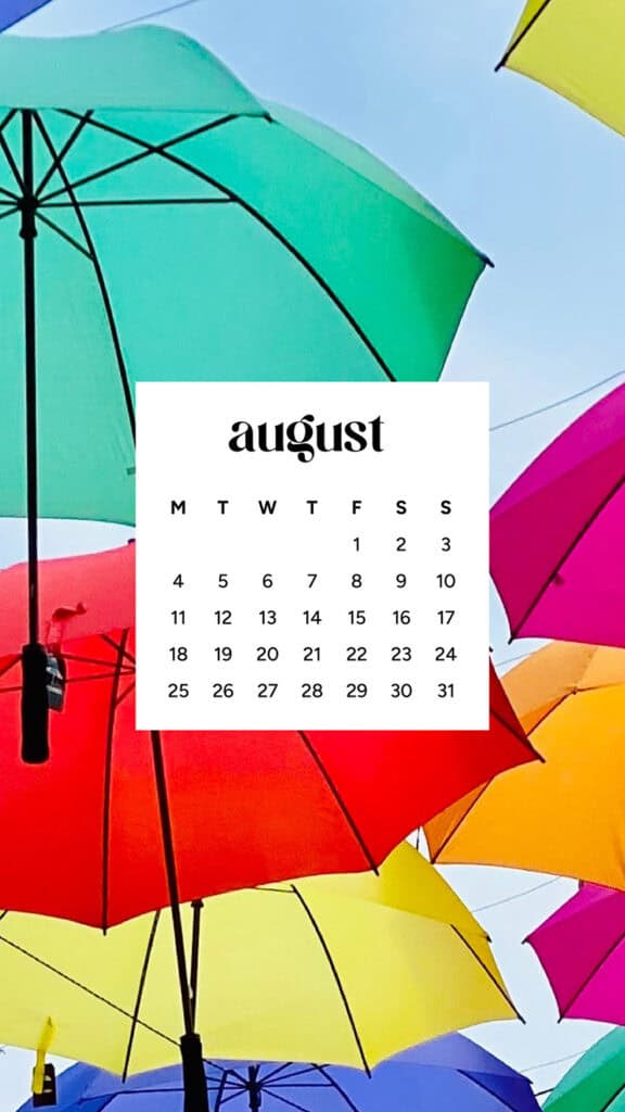 August 2025 Wallpapers – 45 Free Phone &amp; Desktop Calendars!, Oh So Lovely Blog