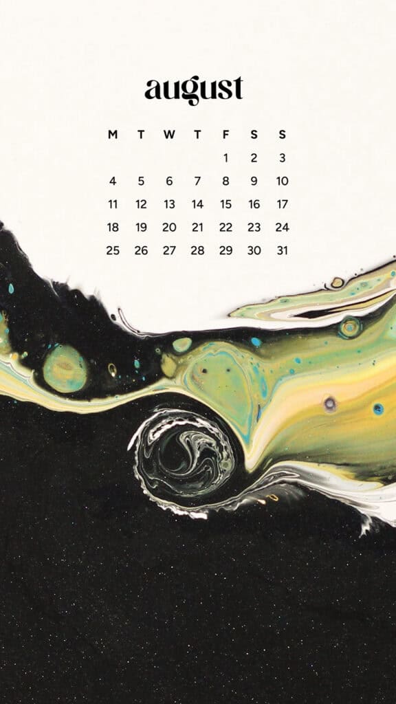 August 2025 Wallpapers – 45 Free Phone &amp; Desktop Calendars!, Oh So Lovely Blog