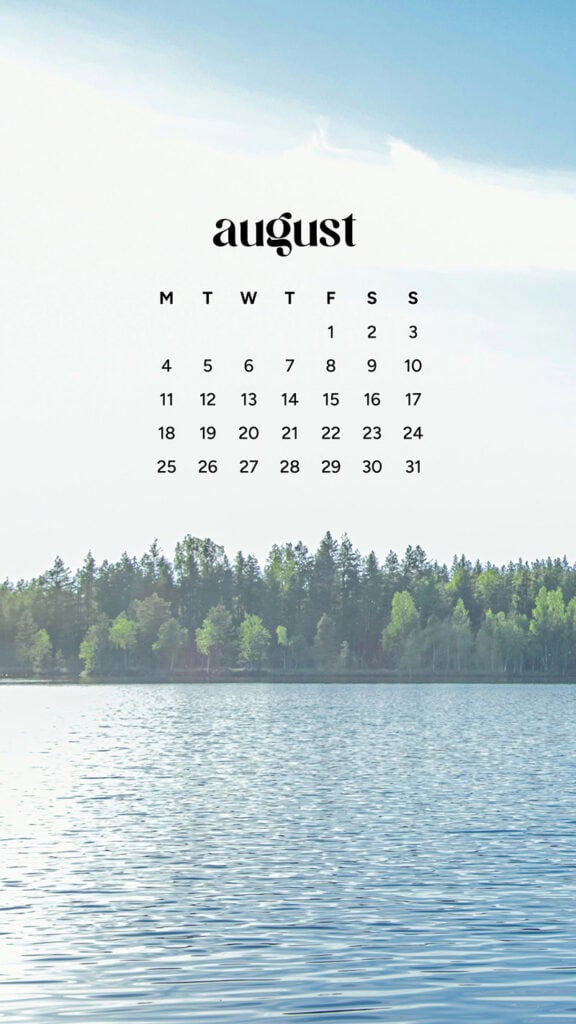 August 2025 Wallpapers – 45 Free Phone &amp; Desktop Calendars!, Oh So Lovely Blog