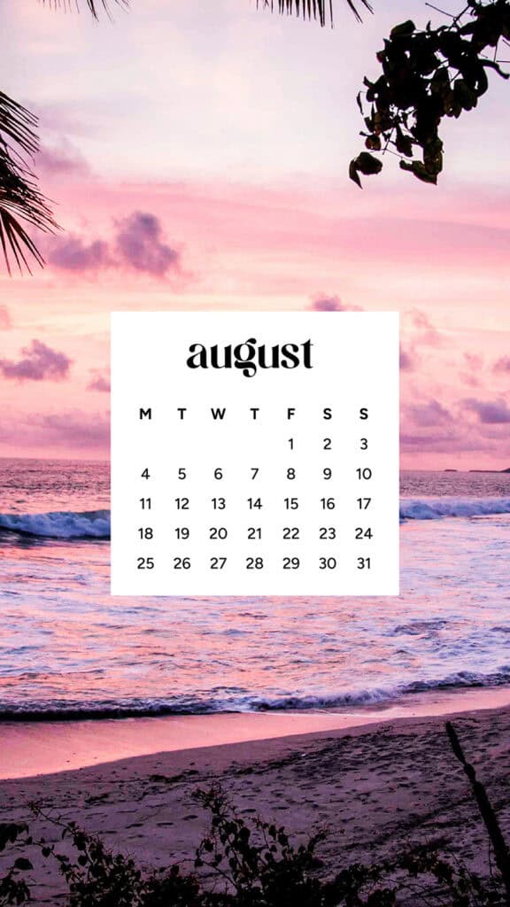 August 2025 Wallpapers – 45 Free Phone &amp; Desktop Calendars!, Oh So Lovely Blog