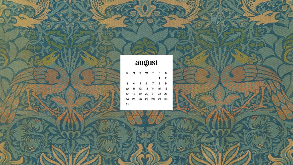 August 2025 Wallpapers – 45 Free Phone &amp; Desktop Calendars!, Oh So Lovely Blog