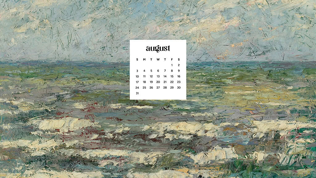 August 2025 Wallpapers – 45 Free Phone &amp; Desktop Calendars!, Oh So Lovely Blog