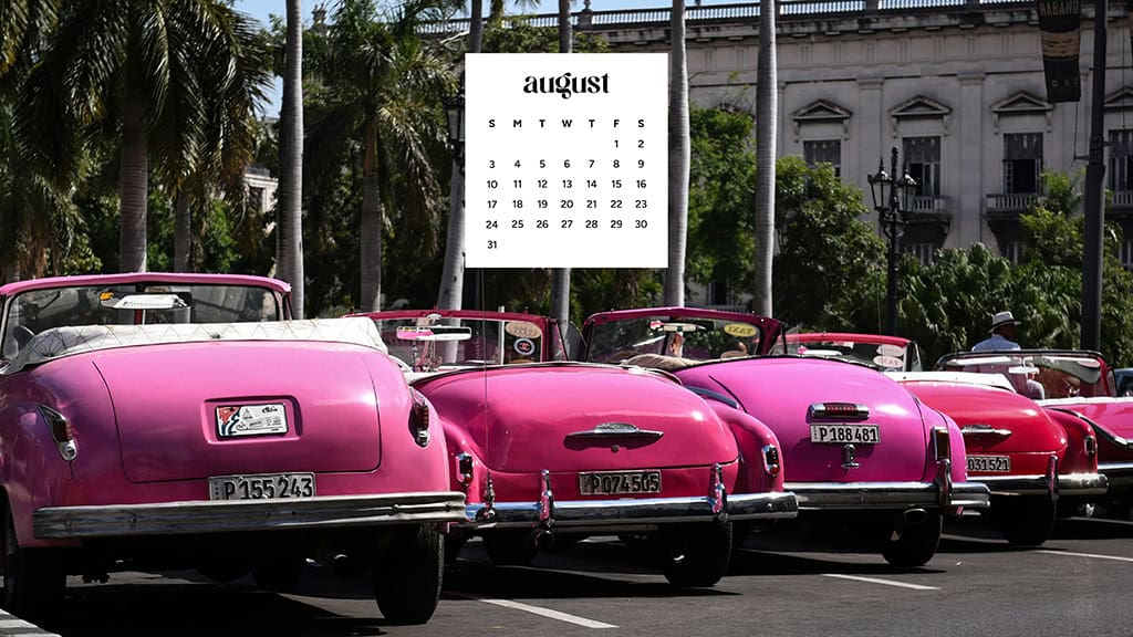 August 2025 Wallpapers – 45 Free Phone &amp; Desktop Calendars!, Oh So Lovely Blog
